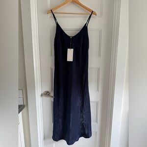 NWT Kaffe Navy Blue Slip Dress